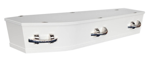 White Flat Lid